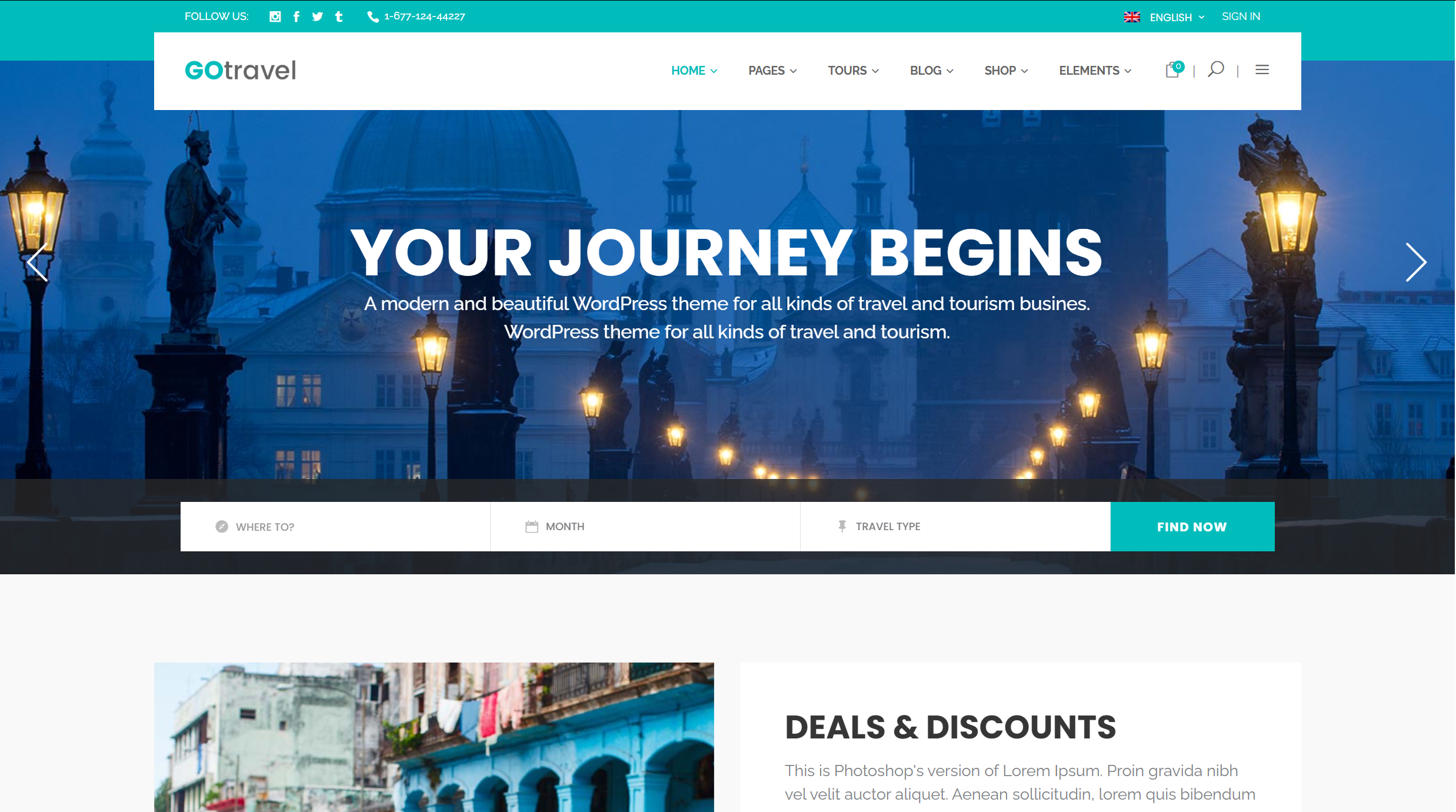 10 Best Travel Agency WordPress Themes for 2026 (Expert Picks & Comparison) 5 Screenshot 11 - 10 Best Travel Agency WordPress Themes for 2026 (Expert Picks & Comparison)