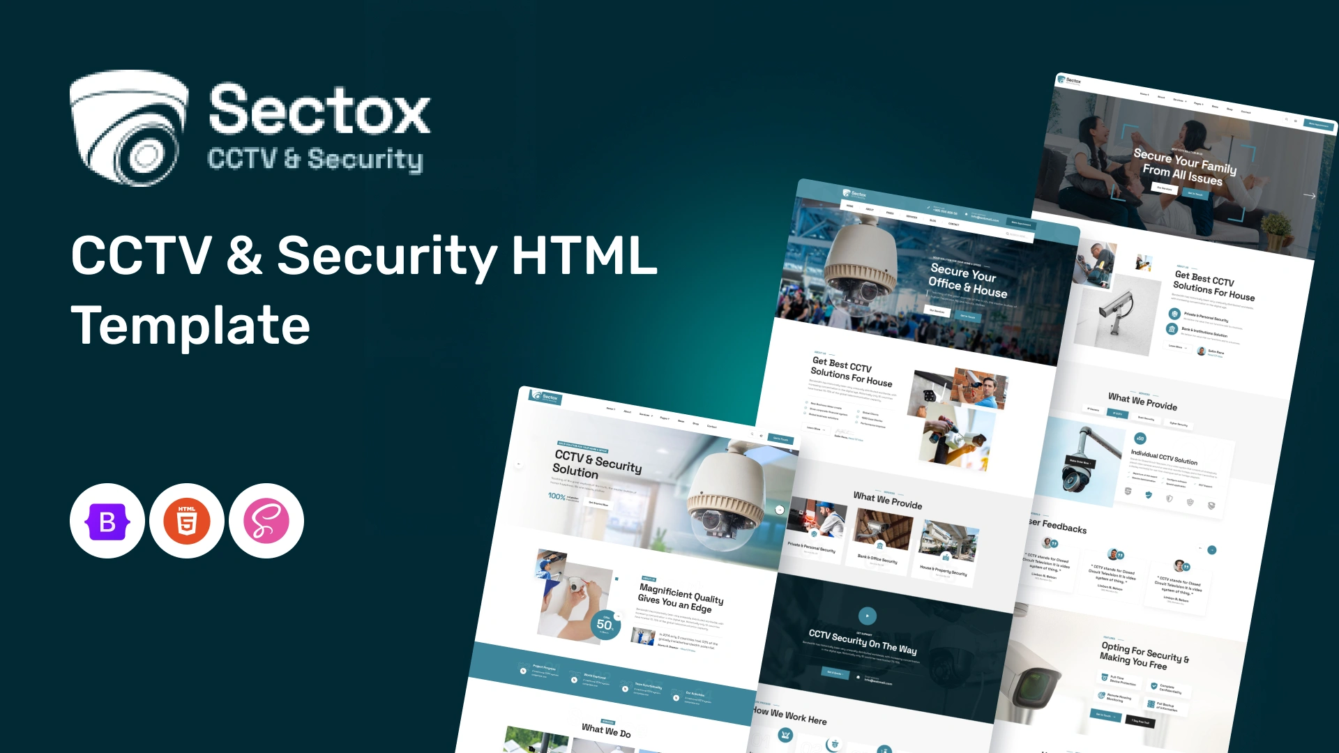 - Sectox - CCTV & Security HTML Template