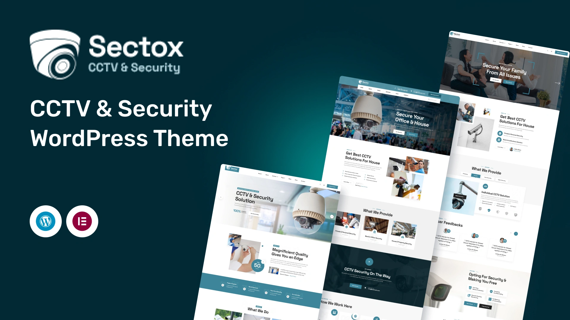 - Sectox - CCTV & Security WordPress Theme