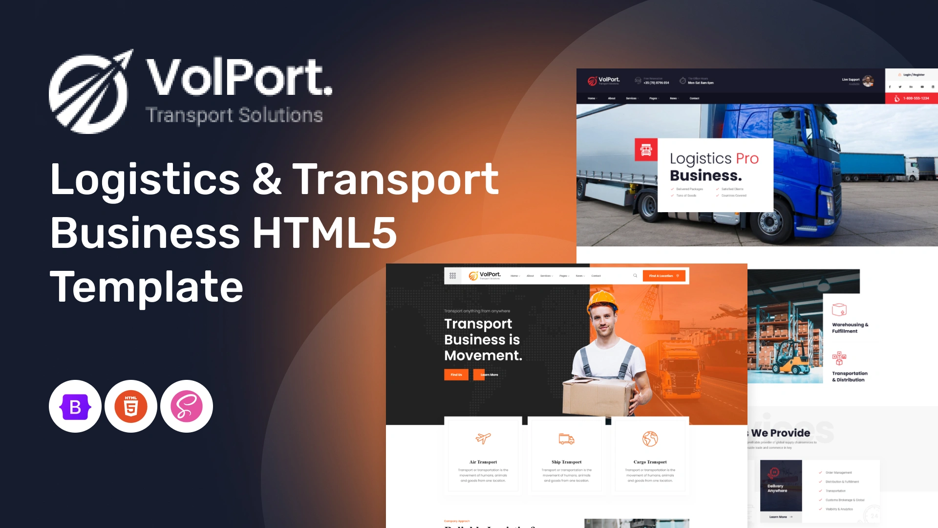 Volport HTML - Volport - Logistics & Transport Business HTML5 Template