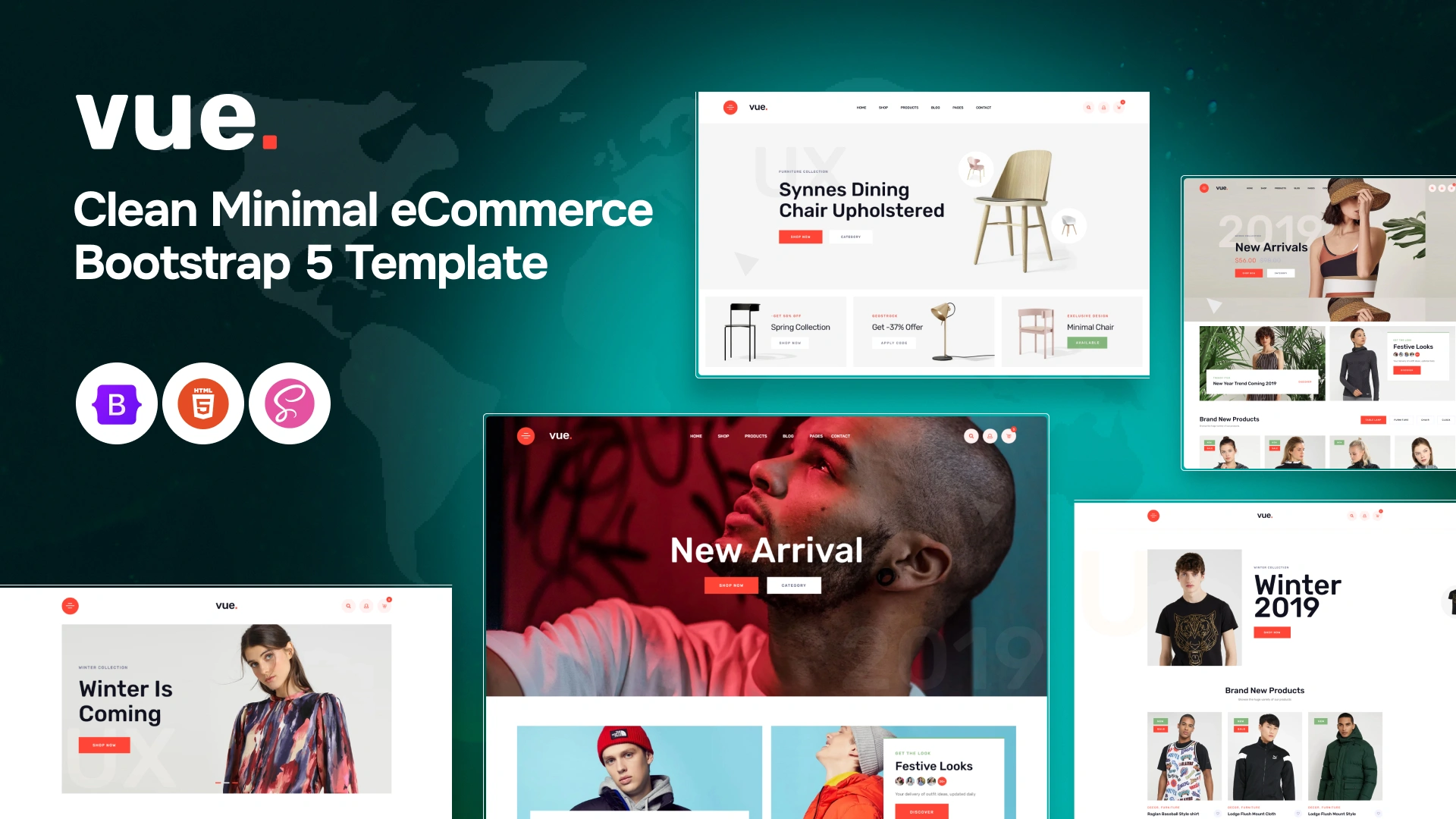Vue HTML - Vuee - Clean Minimal eCommerce Bootstrap 5 Template
