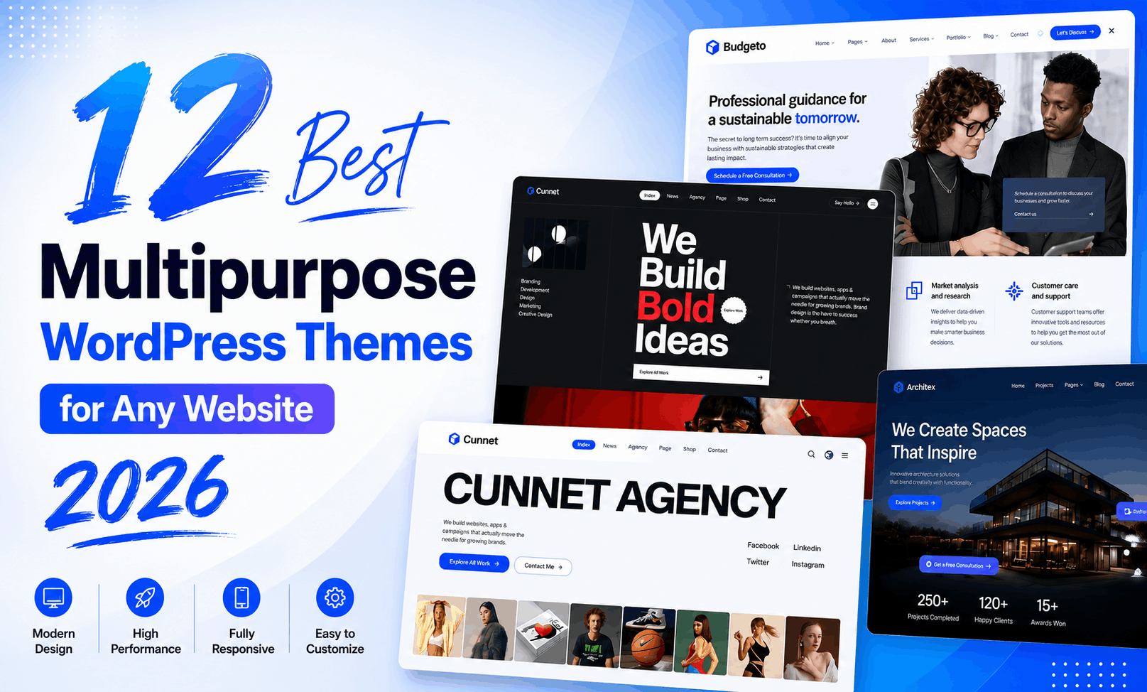 multipurpose 1 - 12 Best Multipurpose WordPress Themes for Any Website (2026)
