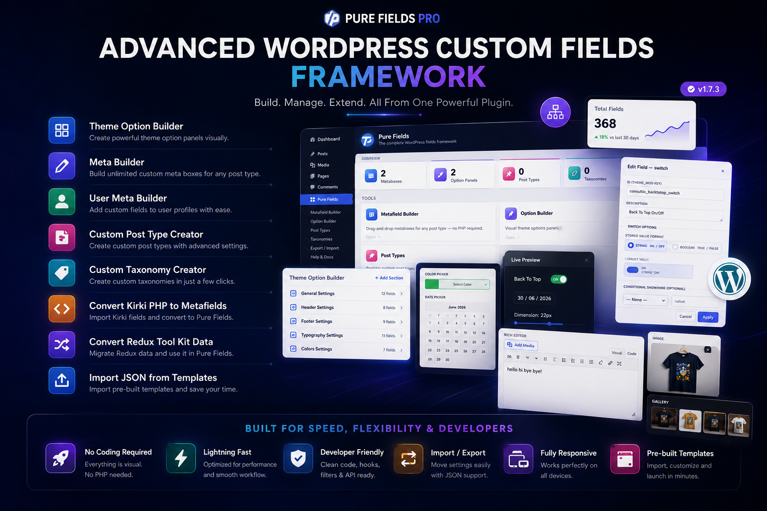 ChatGPT Image Aug 30 2026 08 19 16 PM - PureFields Pro – Advanced WordPress Custom Fields, Meta Box & Theme Options Builder