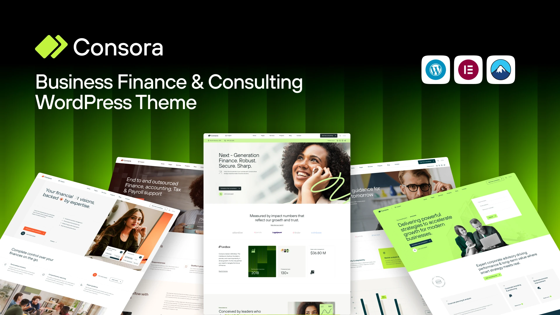 Consora WP - Consora - Business Finance & Consulting WordPress Theme