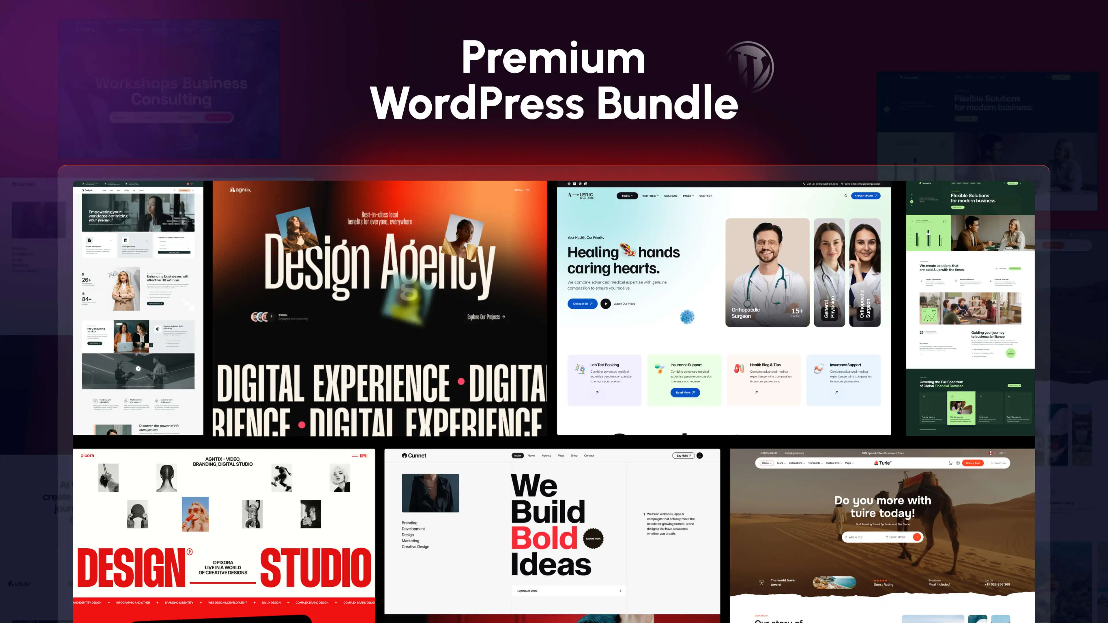 bunfle prev - Lifetime WordPress Agency Bundle – 20+ Premium WordPress Themes