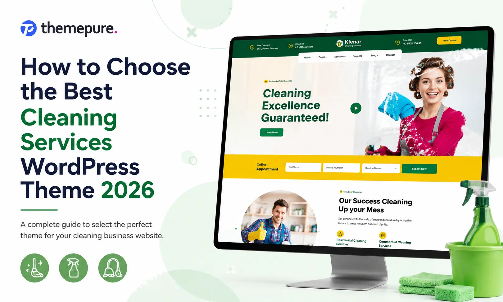 How to Choose the Best Cleaning Services WordPress Theme 2026