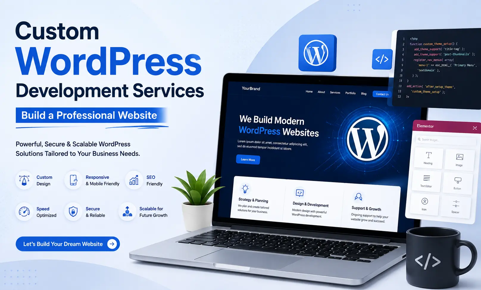 Custom WordPress Development Services | Build a Professional Website
