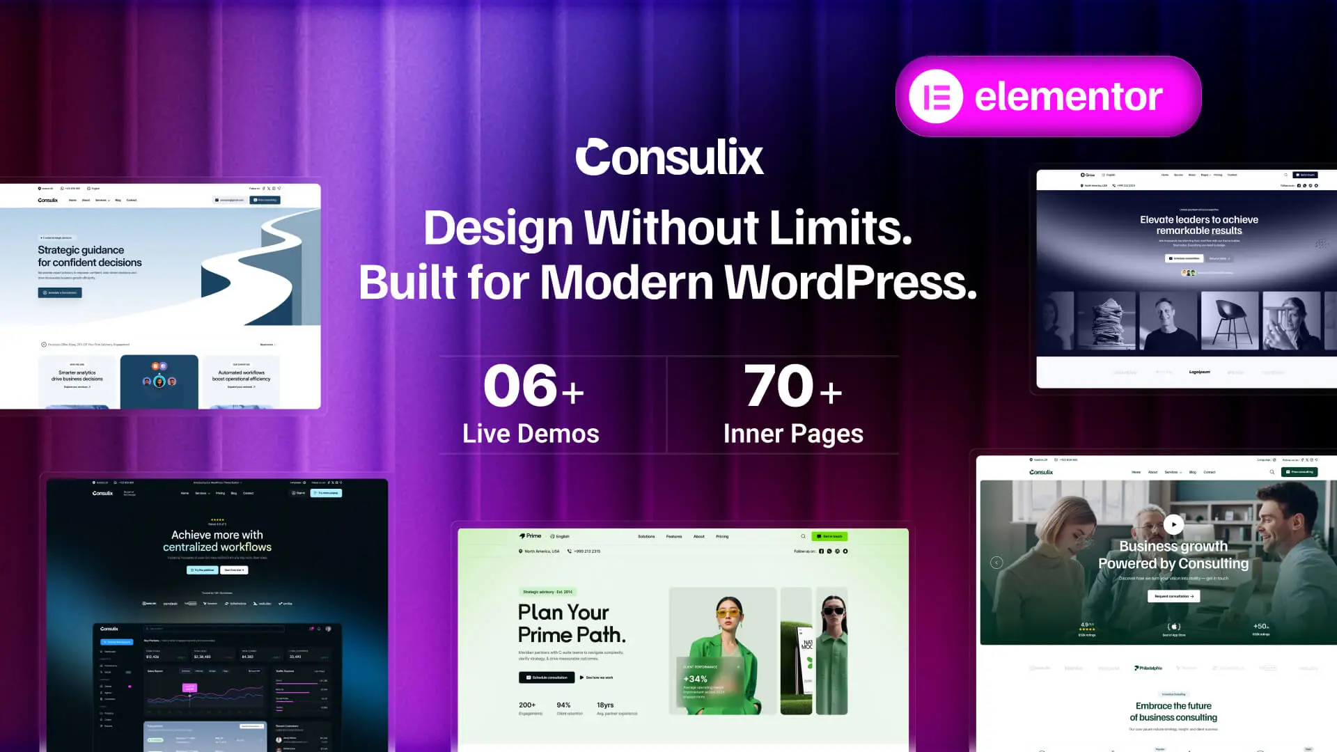 consulix wp - Consulix - Business, Consulting WordPress Theme